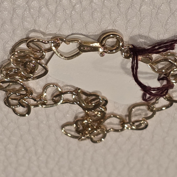 18K Real Gold All Heart Bracelet - Picture 3 of 3